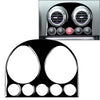Audi TT Center Console Air Vent Outlet Cover Trim Black (2001-2006)