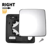 Jeep Heated Right Passenger Side Mirror Glass with Backing Plate
