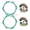 John Deere 650 670 Tractors Brake Shoes 4x with Springs Gaskets