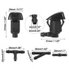 GMC Acadia Windshield Washer Nozzle 2.5m Hose Kit (2011 - 2012)