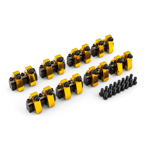 Chevy SBC 350 1. 1.5 Ratio Alum Shaft Mount Roller Rocker Arms