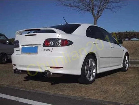 Mazda 6 2003-2008 Sedan with Light Unpainted ABS Trunk Spoiler Wing