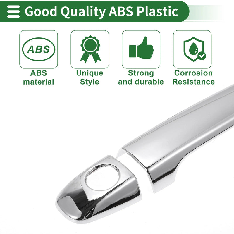 Subaru Outback Silver Tone Door Handle Cover Trim (2012-2019)