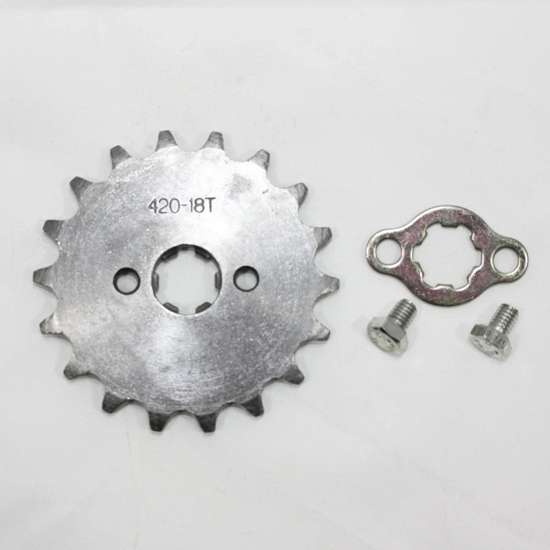 PIT TRAIL QUAD DIRT BIKE ATV BUGGY 18T 17mm Front Sprocket Cog