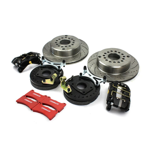 Ford Large & Small Bearing 4 Piston 12" Rear Brake Kit
