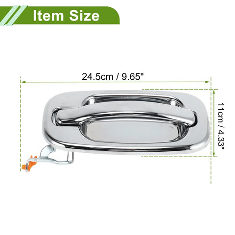 Chevrolet / GMC Silver Tone Rear Left Exterior Door Handle