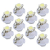 Car Instrument Panel 10 x B8.4D White LED Dash Light Bulbs