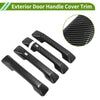 Ford Bronco (2021-2025) Carbon Fiber Black Exterior Door Handle Cover Trim