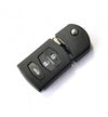 Flip remote Key case shell 3 button for Mazda 2 3 5 6 RX7
