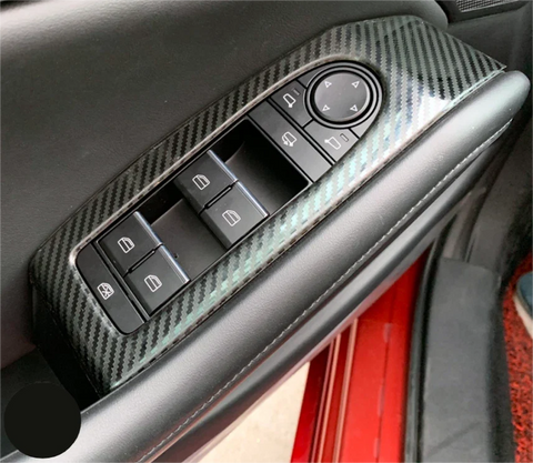 Mazda CX-30 Carbon Fiber Window Lift Panel Switch Cover Trim (2020-2023)