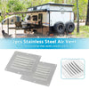 Caravan Boat Home Stainless Steel Rectangular Air Vents