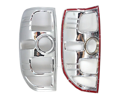 Mazda BT50 Chrome Tail Light Covers (2007-2011)