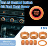 Honda Civic 8pcs AC Control Switch Air Vent Knob Covers (2022-2023)