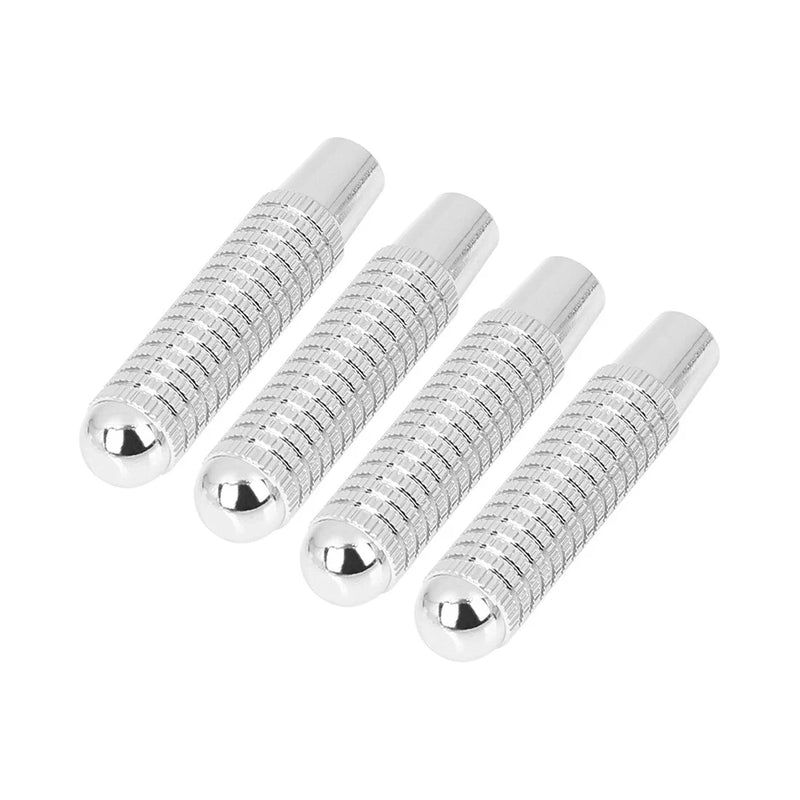 Mercedes-Benz 4Pcs Silver Tone Aluminum Alloy Door Lock Knobs