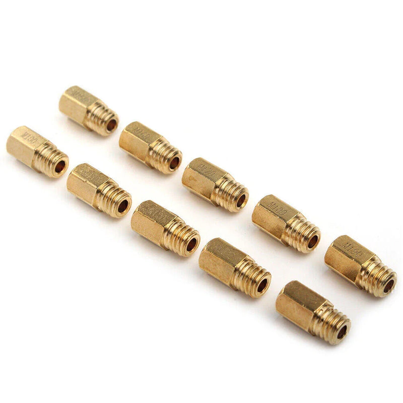 MIKUNI VM / TM / TMX Carburetor 10 Pcs Hex Main Jets (100-190)