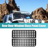 Jeep Wrangler JK Rear Door Window Glass Decals Covers (2007-2017)