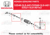 Honda NSX Steering Inner Rack End & Tie Rod 4 x (1990–1995)