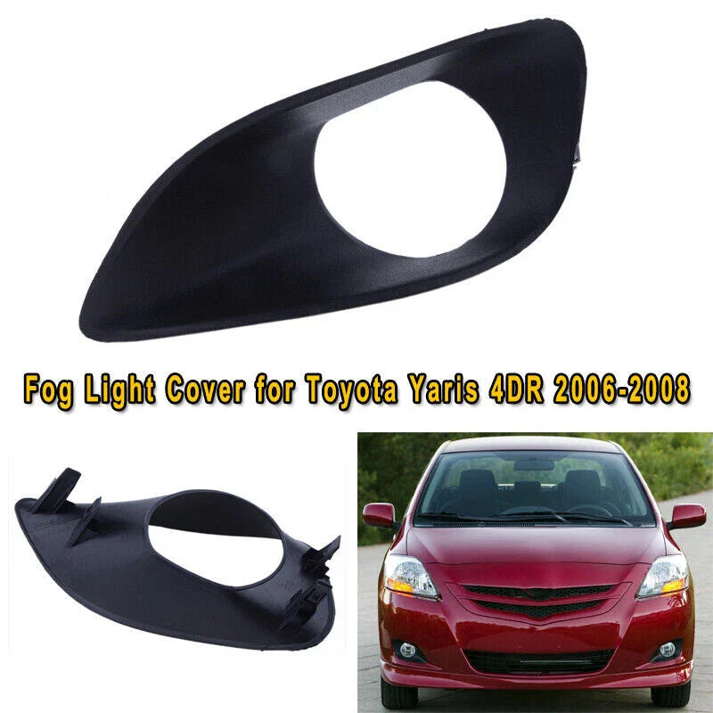 Toyota Yaris Left Driver Side Front Bumper Fog Light Cover (2007-2013)