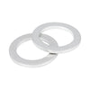 Honda 12 x M18 Silver Tone Oil Drain Plug Gaskets (90471-PX4-000)