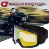 Motorcycle Riding Goggles Colorful Lens Black Frame