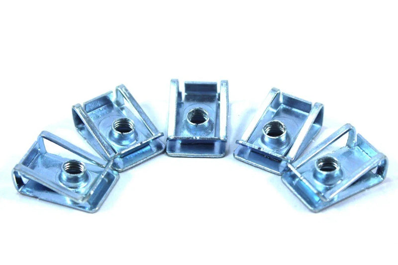 5 x M5 5mm Wire Arrow C Clips Speed Clamp Spring Zinc Fireplace U Screw