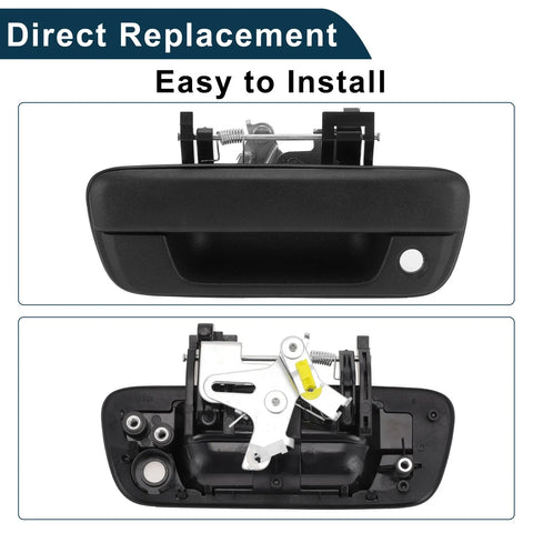 Chevrolet Colorado Door Handle with Key Hole for GMC Tailgate Handle Bezel