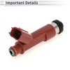 Toyota Corolla CE, LE, S 1.8 (2004-2008) 1 Pc Red Fuel Injector