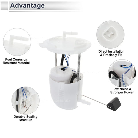 Ford Flex, Taurus X V6 3.5L Fuel Pump Assembly (2008-2009)