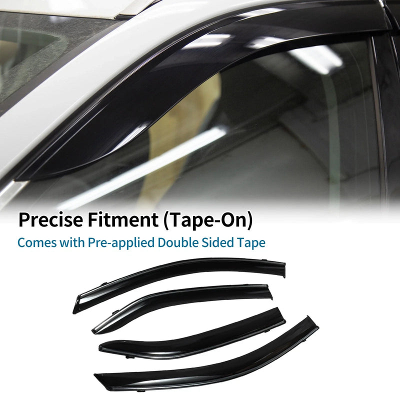Toyota Camry Window Deflectors / 1 Set / Vent Visors Black (2007–2007)