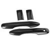 Toyota Hiace ABS Carbon Fiber Door Handle Cover Trim (2019-2024)