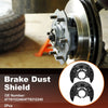 Toyota Matrix Wheel Brake Dust Shields (2003-2008)