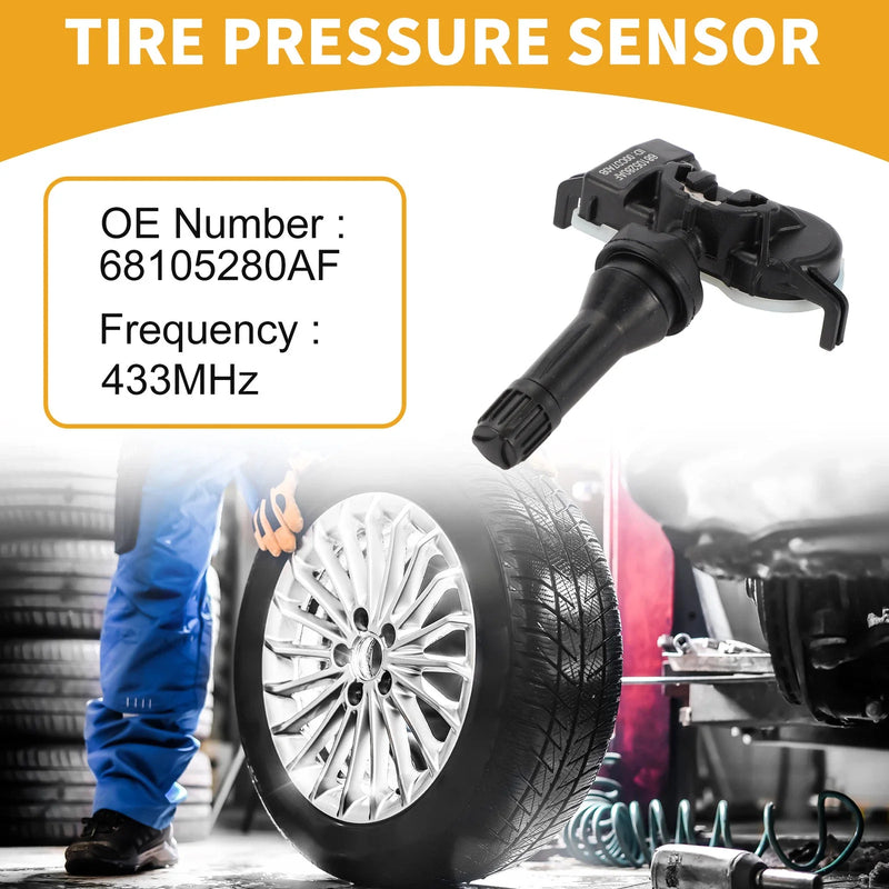 Jeep Renegade (2015-2016) 1 x Sensor Tire Pressure Sensor 433MHz