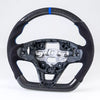 Ford Focus Kuga Steering Wheel Carbon Fiber Flat Bottom Suede (2020-2023)