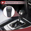 Mazda CX-5 Gear Shift Knob Cover Black Blue Faux Leather (2013-2014)