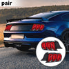 Ford Mustang 2015-2016 - Black 2 x Lights OLED Tail Lights Assembly