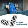 Chevrolet Impala (2015-2020) Silver Tone Foot Pedal Cover Kit