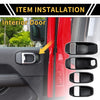 Jeep Wrangler JL JLU Door Handle Bowl Cover Set (2018-2023)