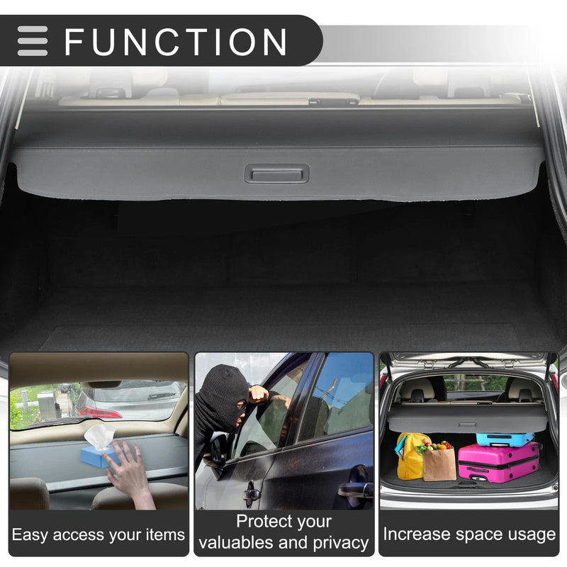Mazda CX-90 2024 Trunk Parcel Shelf Black Retractable Cargo Cover