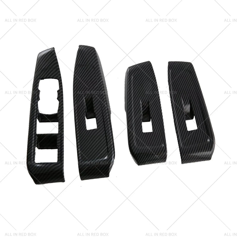 Ford Ranger 4 x Carbon Window Control Panel Switch Covers