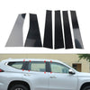 Mitsubishi Pajero Sport 6 x Pillar Post Door Window Cover Trim (2016-2023)
