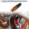 Bolt 10.5mm Aluminum Alloy Plastic Motorcycle Slider Frame Orange