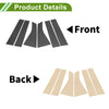 Chevy Blazer Carbon Fiber Pattern Black 6 x Pillar Window Trim (2019-2024)