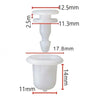 Nissan Frontier Pathfinder Xterra Navara 40 x Wheel Arch Clips