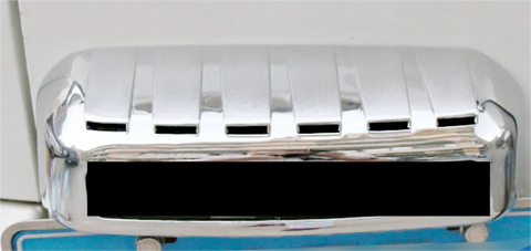 Toyota Prado FJ120 Chrome Rear License Plate Frame Cover Trim (2003-2009)