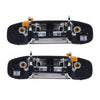 Mitsubishi Pajero Outer Door Handle Set of 2 Chrome (1991-2000)