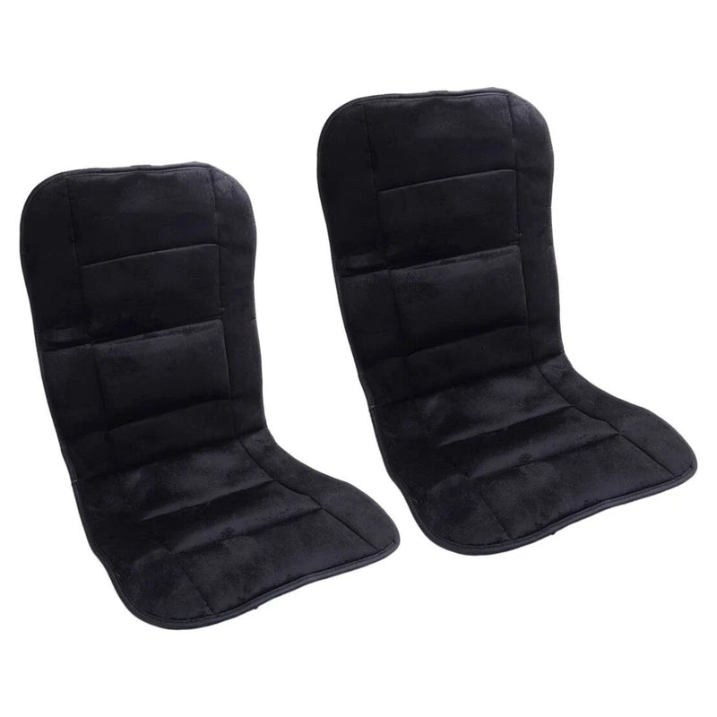 Car - Winter Seat Mat 2 x Front Seat Cushion Covers