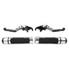 BMW C650GT Silver Extendable Brake Clutch Levers & Handlebar Grips (2012-2018)
