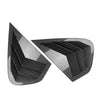 BMW X6 E71 E72 Carbon Fiber Rear Window Louver Cover Trim (2008-2014)