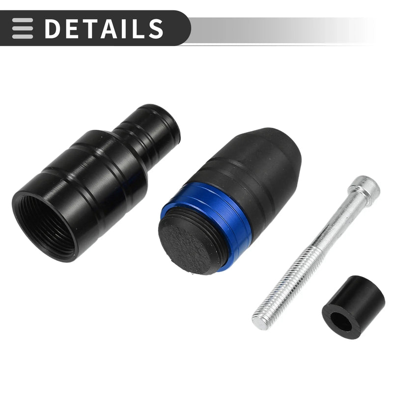 Honda Blue Motorcycle Frame Slider Exhaust Anti Crash Protector