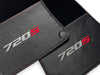 McLaren 720S Black Tailored Carbon Leather Carpet Set Floor Mats (2017-2023)